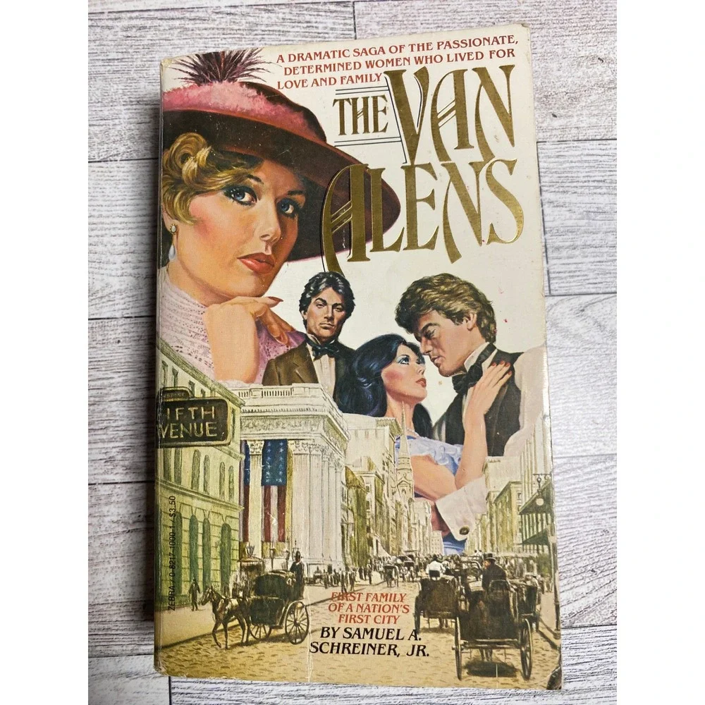 Van Alens Historical‎ Romance Paperback Book Samuel A Schreiner Zebra Books 1981